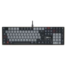 CHERRY MX 500 MX LP - Clavier - 100% - full size - rétro-éclairé - USB-C - QWERTZ - Allemand - commutateur : CHERRY MX Low Profile 2.0 Ivory - noir