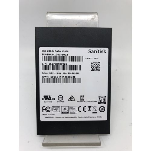 Disque Dur Interne SanDisk 128Go Modèle SD8SBAT-128G-1002