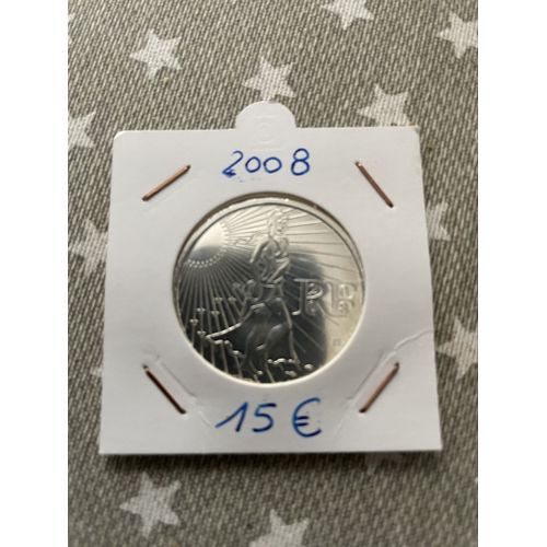Pièce 15€ Argent 2008