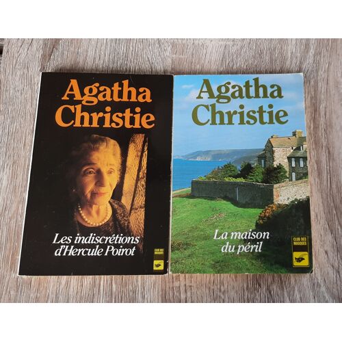 Lot 2 Livres Agatha Christie