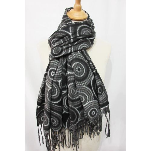 1 Echarpe Noir Femme Feli Mode De 187 Cm