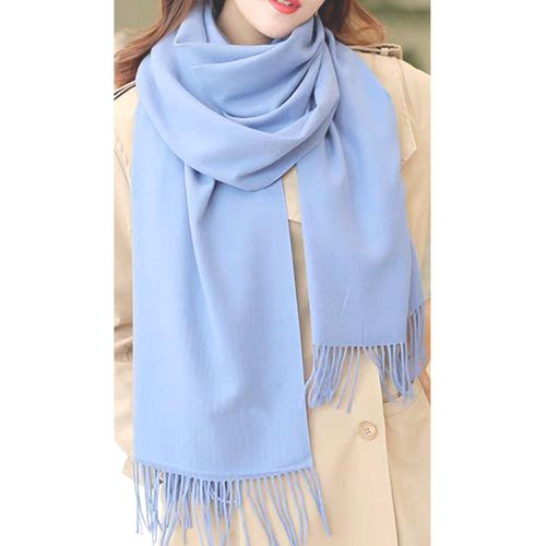 Echarpe Bleu Ciel Femme Feli Mode De 184 Cm