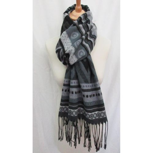 Echarpe Noir Femme Feli Mode De 172 Cm