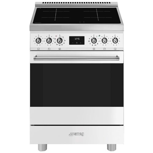 Smeg Symphony C6IPWHM2 four et cuisinière Electrique Plaque avec zone à induction Blanc