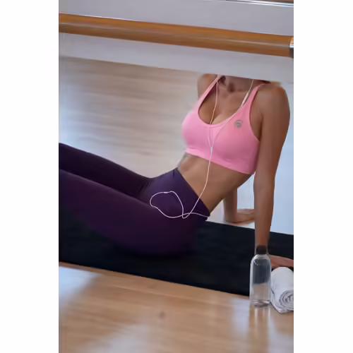 Brassière De Sport Rose Ocean Apart – Taille S – Maintien Yoga Fitness Athleisure