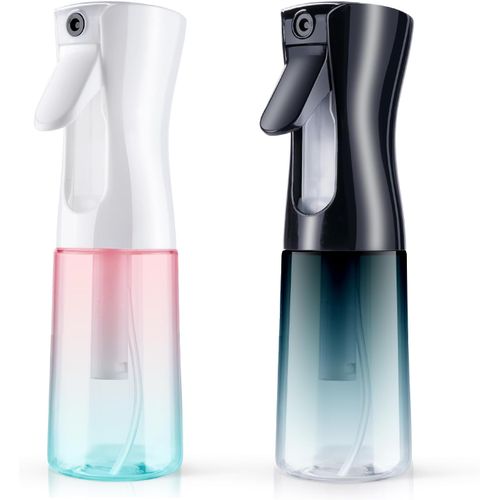 Pack de 2 vaporisateurs brume ultra-fine 200 ml Noir / Blanc