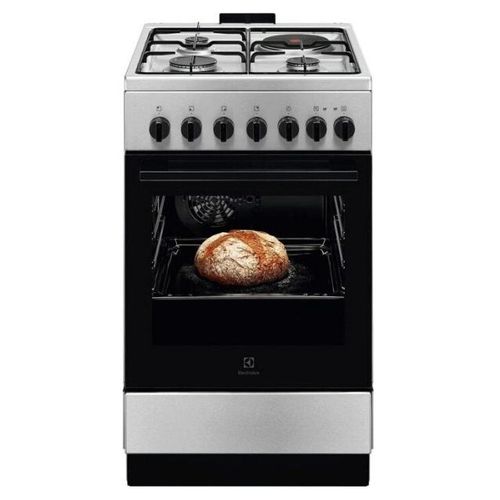 Electrolux 943 005 628 four et cuisinière Electrique Combi Noir et Acier inoxydable