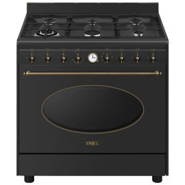 Smeg Coloniale CO96GMA9 Cuisinière Electrique Gaz Anthracite