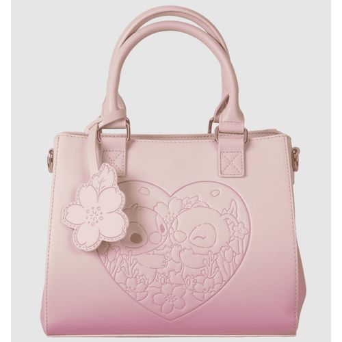 Loungefly Stitch & Angel Cherry Blossom Heart Polyuréthane (PU) Rose Fille Sac bandoulière