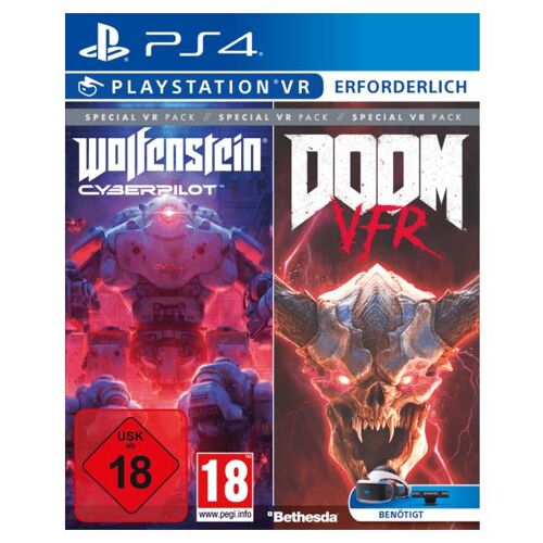 Bethesda Special VR Pack: DOOM VFR + Wolfenstein Cyberpilot VR, PS4 PS4