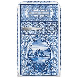 Smeg FAB5RDGME5 réfrigérateur Pose libre 34 L Bleu et Blanc