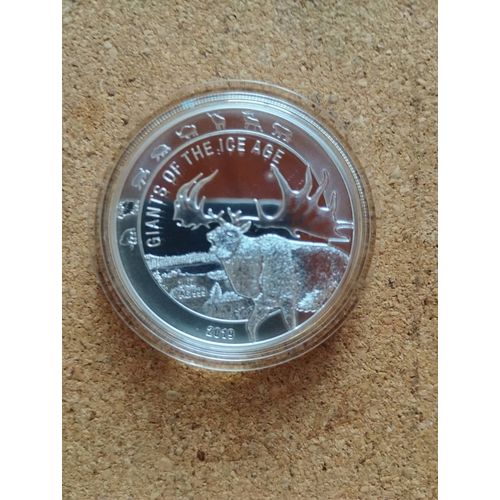 Pièce En Argent - Giants Of The Ice Age - Ghana 2019