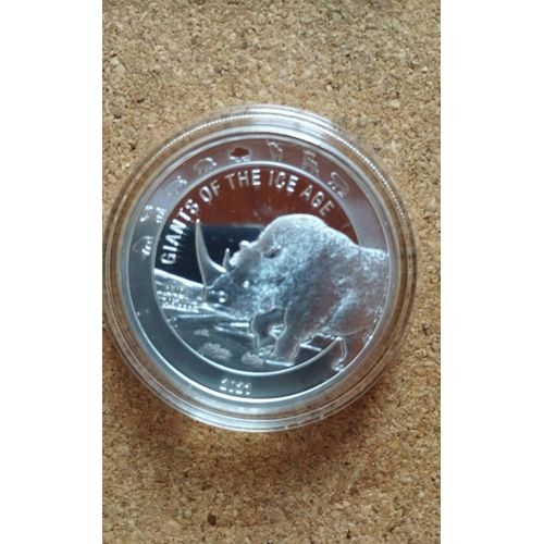 Pièce En Argent - Giants Of The Ice Age - Ghana 2021