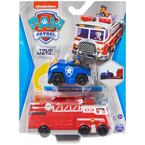 PAW Patrol PACK CAMION DE POMPIERS TRUE METAL La Pat' Patrouille