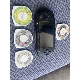 Sony PSP + chargeur + 4 jeux – Yu-Gi-Oh, Medal of Honor, Prince of Persia