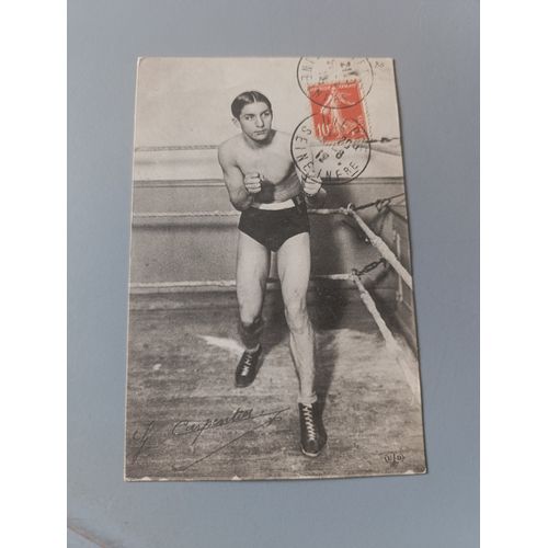 Carte Postales Dédicacée De Georges Carpentier