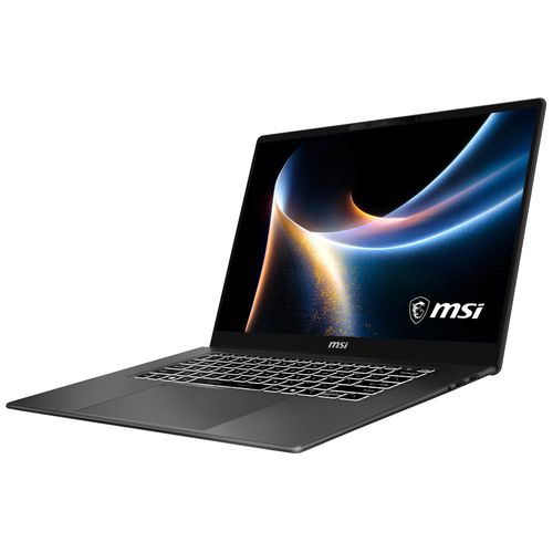 MSI Prestige 16 AI+ C3MG-012FR Copilot+ PC Intel Core Ultra 7 355 Ordinateur portable 16" 2.8K 32 Go LPDDR5x-SDRAM 1 To SSD Wi-Fi 7 (802.11be) Windows 11 Home Français Gris