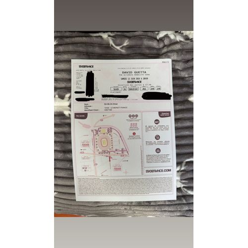 Places Platinium Concert David Guetta