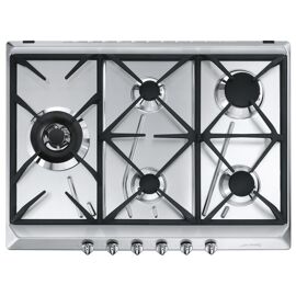 Smeg SRV575GH5 plaque Acier inoxydable Intégré 70 cm Gaz 5 zones