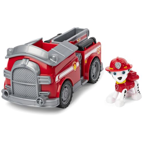 PAW Patrol, Camion de pompier de Marcus avec figurine à collectionner, pour les enfants à partir de 3 ans