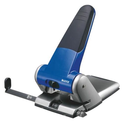 Leitz Heavy Duty Hole Punch 5180 Perforateur Papier 65 Feuilles Bleu
