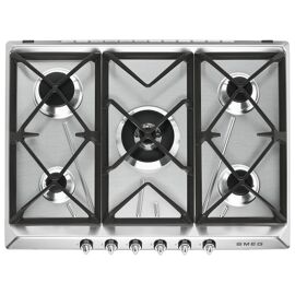 Smeg Victoria SR975XGH plaque Acier inoxydable Intégré 68.5 cm Gaz 5 zones