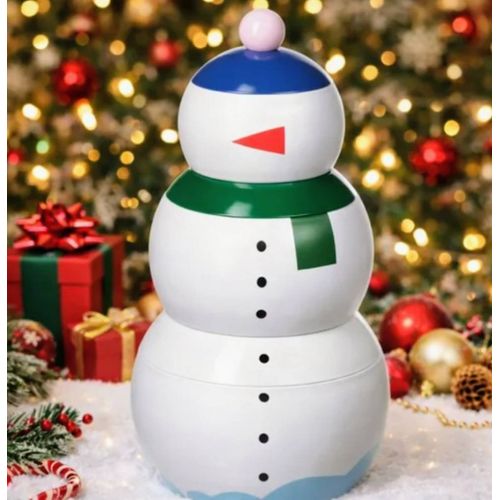 Lot de 3 Boites VINTERFINT Ikea Bonhomme de neige - IKEA