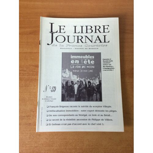 Le Libre Journal De La France Courtoise N° 379