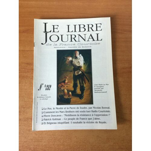 Le Libre Journal De La France Courtoise N° 392