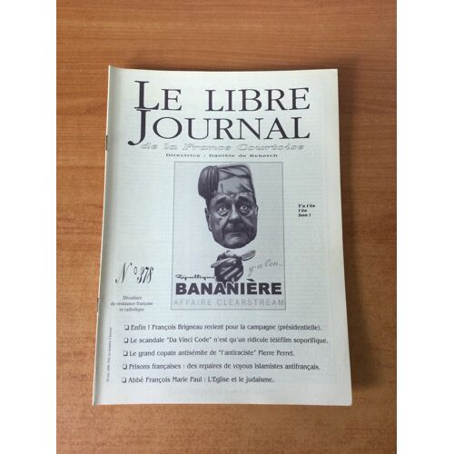 Le Libre Journal De La France Courtoise N° 378