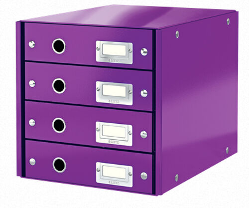 Leitz 60490062 Boîte De Rangement Carton Violet