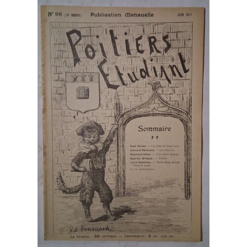 Poitiers Etudiant N° 96 - (10e Année) - Juin 1911