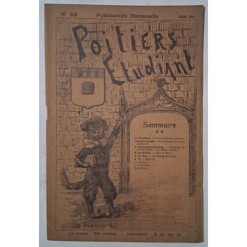 Poitiers Etudiant N° 53 - Mars 1907