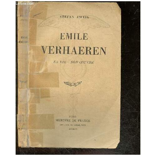 Emile Verhaeren - Sa Vie, Son Oeuvre