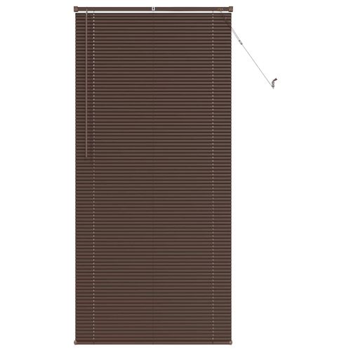 Vidaxl Store Vénitien Réglable Marron Foncé Avec Motif 213 X 70 Cm Pvc