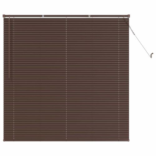 Vidaxl Store Vénitien Marron Foncé Avec Motif 150 X 130 Cm Pvc