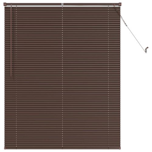 Vidaxl Store Vénitien Marron Foncé Avec Motif 150 X 120 Cm Pvc