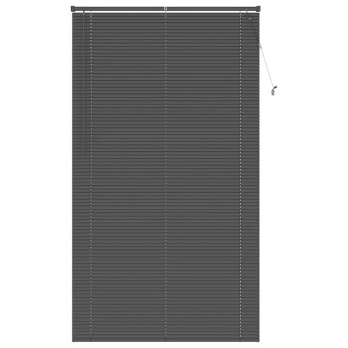 Vidaxl Store Vénitien Réglable Gris Argenté 213 X 110 Cm Pvc