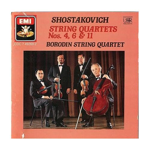 Shostakovich = Chostakovitch : Quatuors 4, 6 Et 11 Par Le Borodin String Quartet