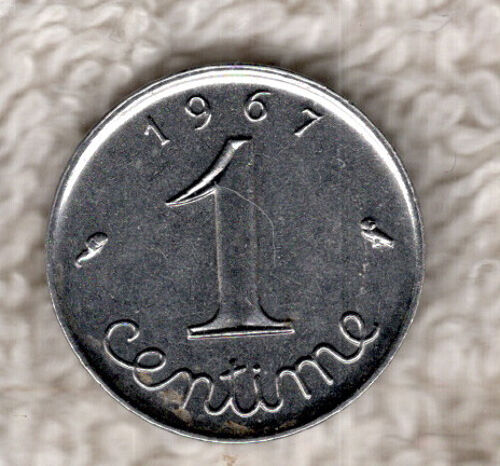 1 Centime Franc Français 1967