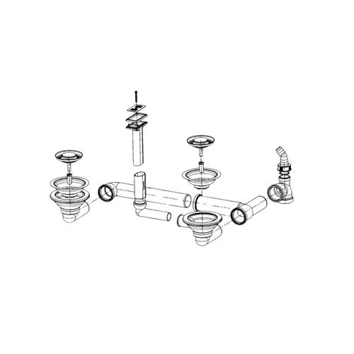 Blanco - Vidage évier gain de place noir, deux cuves manuelles fragranit avec vide sauce 112.0081.745