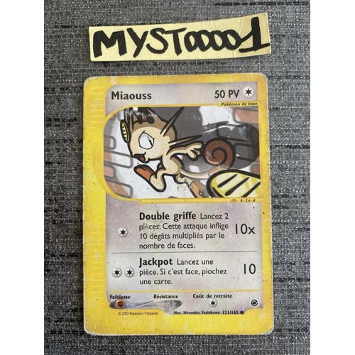 Carte Pokemon Miaouss