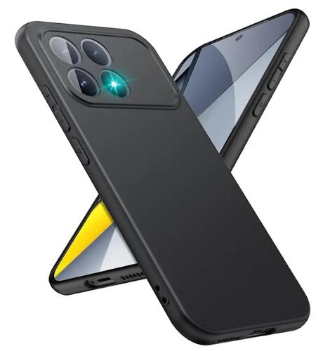 Coque pour Xiaomi Redmi K90 / Poco F8 Pro 5G - housse etui silicone gel fine + film ecran - NOIR