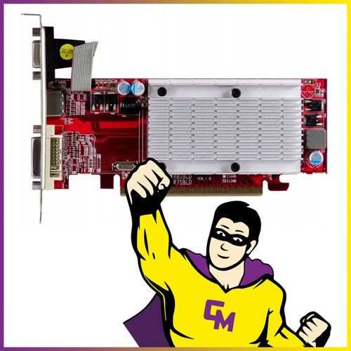 Carte Graphique Asus AMD Radeon H4350 512 Mo DDR2 PCI-Express DVI HDMI VGA