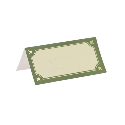 10 MARQUE-PLACES CARTON JARDIN FRANÇAISE 8X4CM