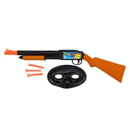 Set Western Fusil 48cm Fléchettes Masque