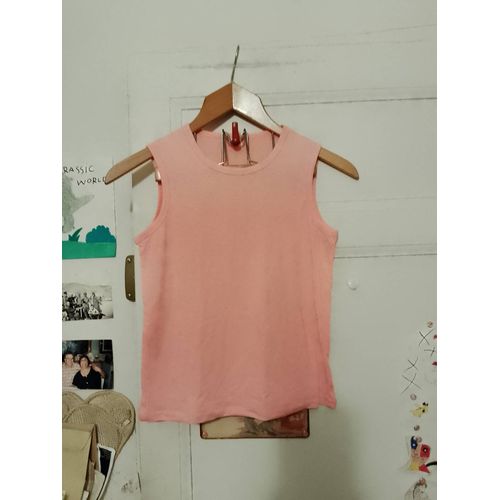 Débardeur Rose Clair 7 Ans Neuf.