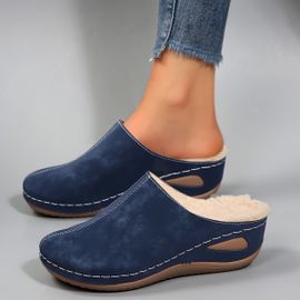 Chaussures Femme Doublées Automne/Hiver 2025, Nouveau Modèle Confortable Et Polyvalent, Tendance Mode, Chaussures Pour Femmes - 41