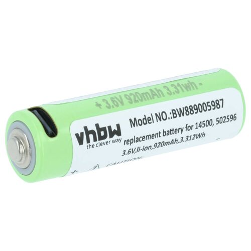 vhbw Batterie compatible avec Ledlenser MH5, ML4, ML4 Warm Light, P5R Core, MH3, MH4, iH5R, iH5 lampe de poche ou frontrale (920mAh, 3,6V, Li-ion)