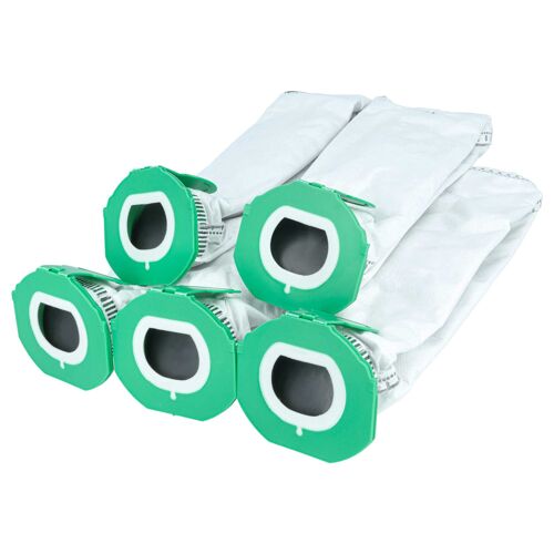 vhbw 5x Sacs remplacement pour Vorwerk FP7S, FP7 pour aspirateur - 25cm x 7,6cm blanc